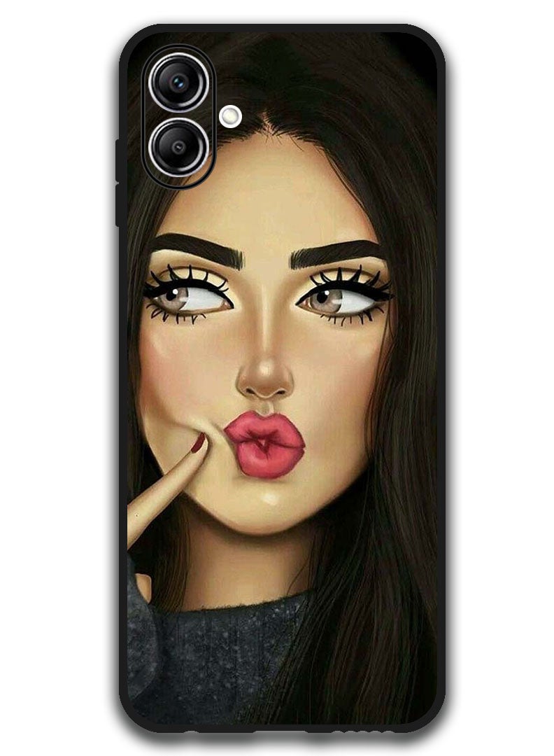 Theodor Case Compatible with Samsung Galaxy A07 6.7 Inch Protection Shockproof Bumper Cover Cute Girl - Image 1